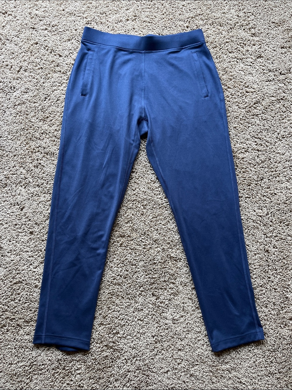 Peter Millar Men's Crown Sport Reflective Active Track Pants Blue Medium